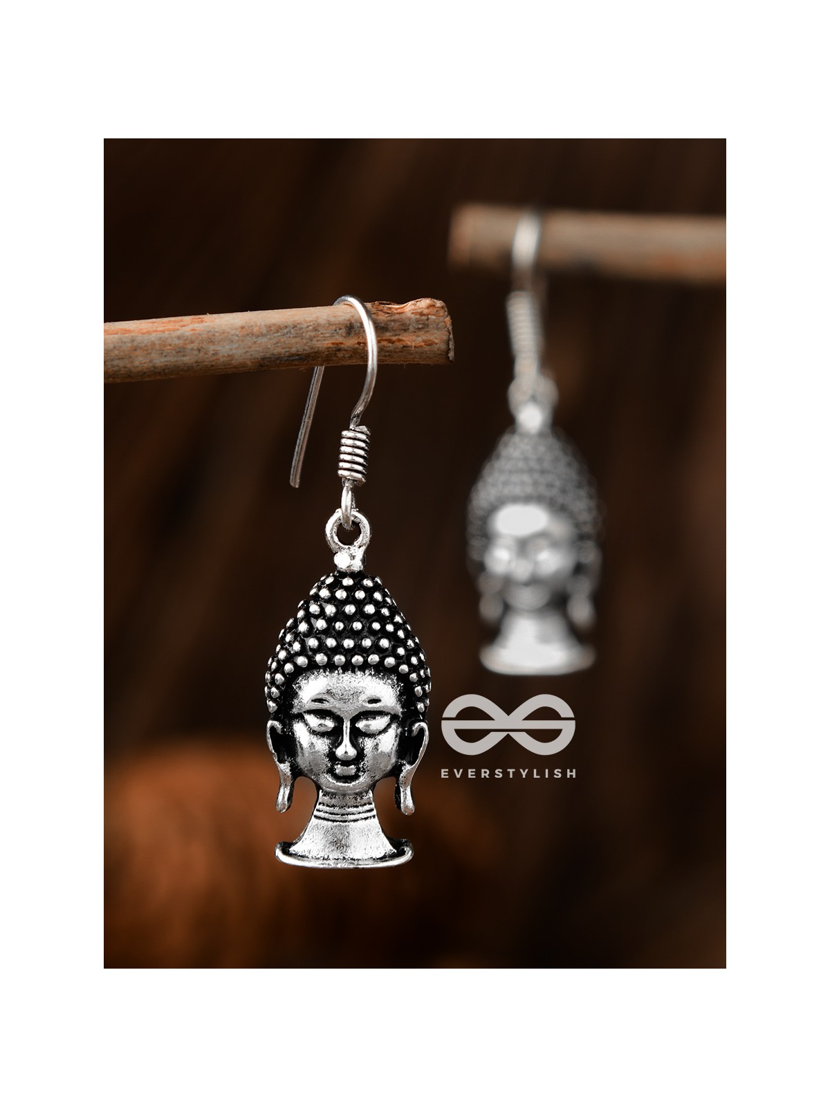 The Meditating Buddha - Tiny Trinket Earrings