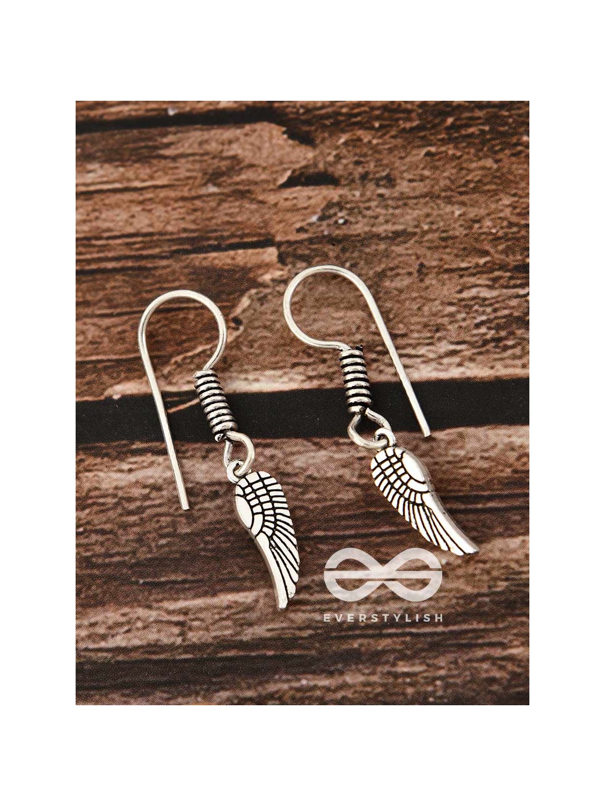 The Angel Wing Danglers - Tiny Trinket Earrings