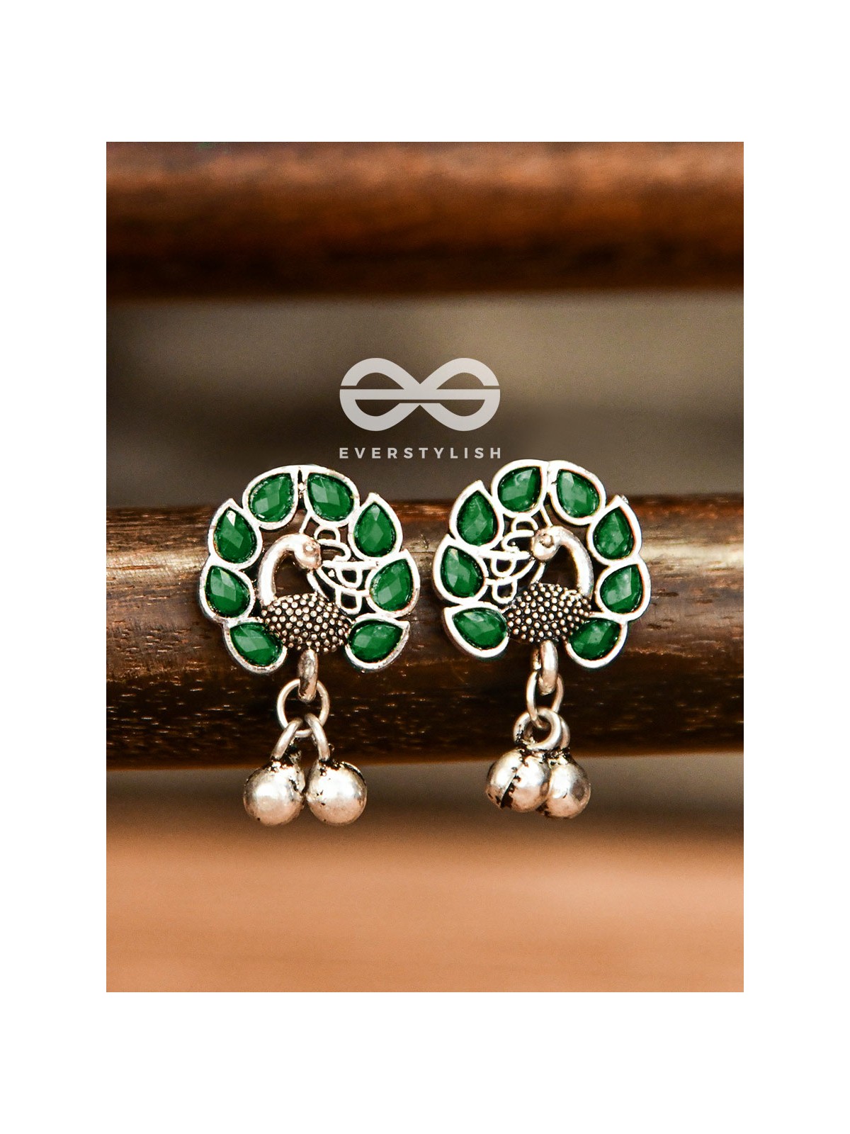 The Vintage Peacocks (Ruby Red) - The Melodious Ghungroo Collection