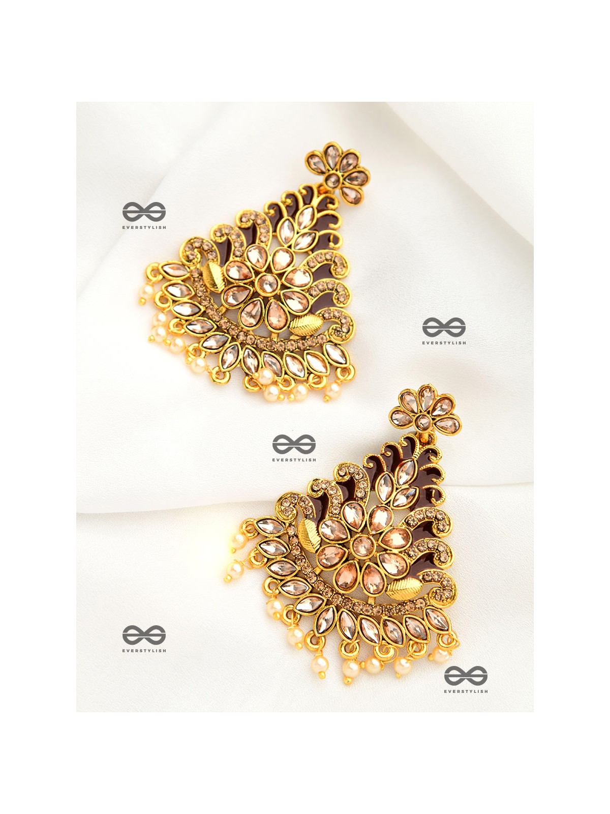 The Marvellous Meenakari Collection - Inaaya Earrings
