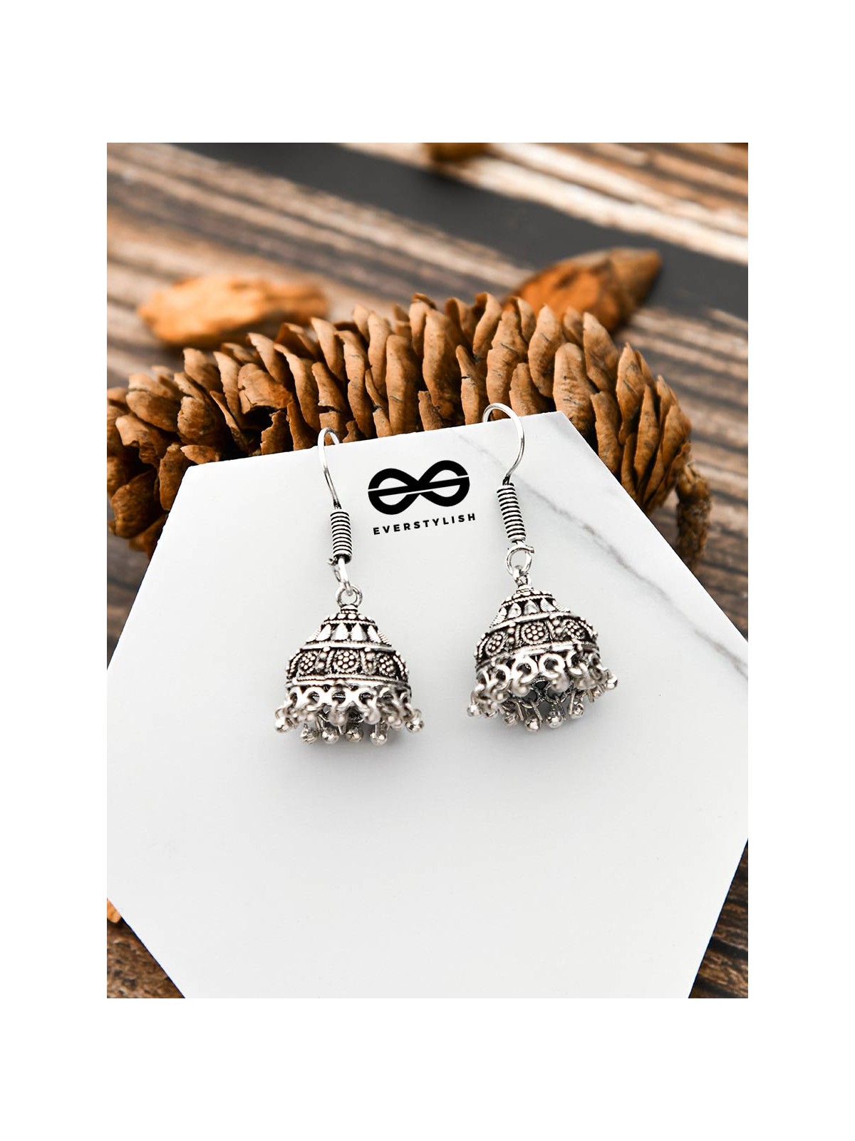 The Simple Little Jhumki - Tiny Trinket Earrings