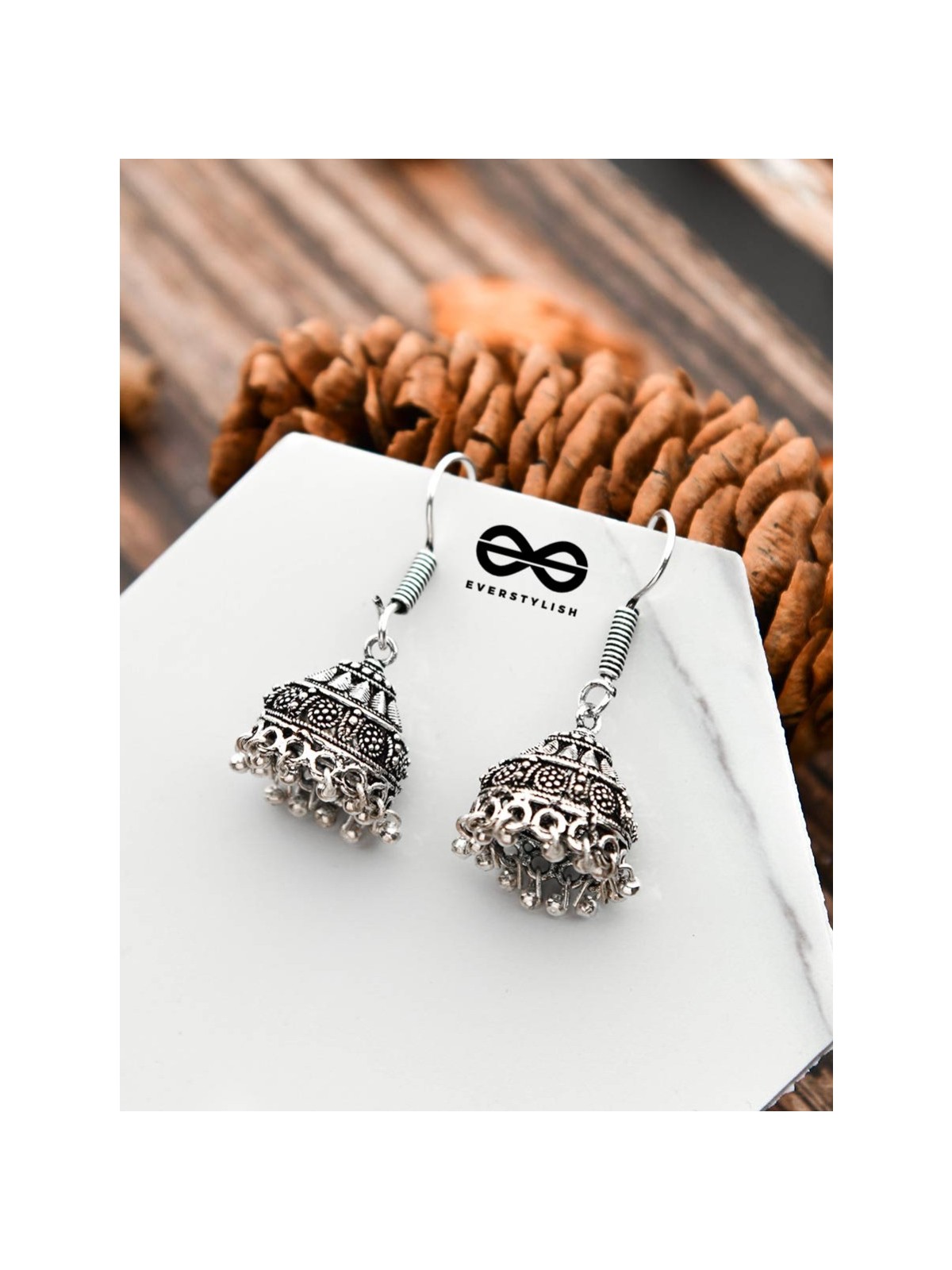 The Simple Little Jhumki - Tiny Trinket Earrings