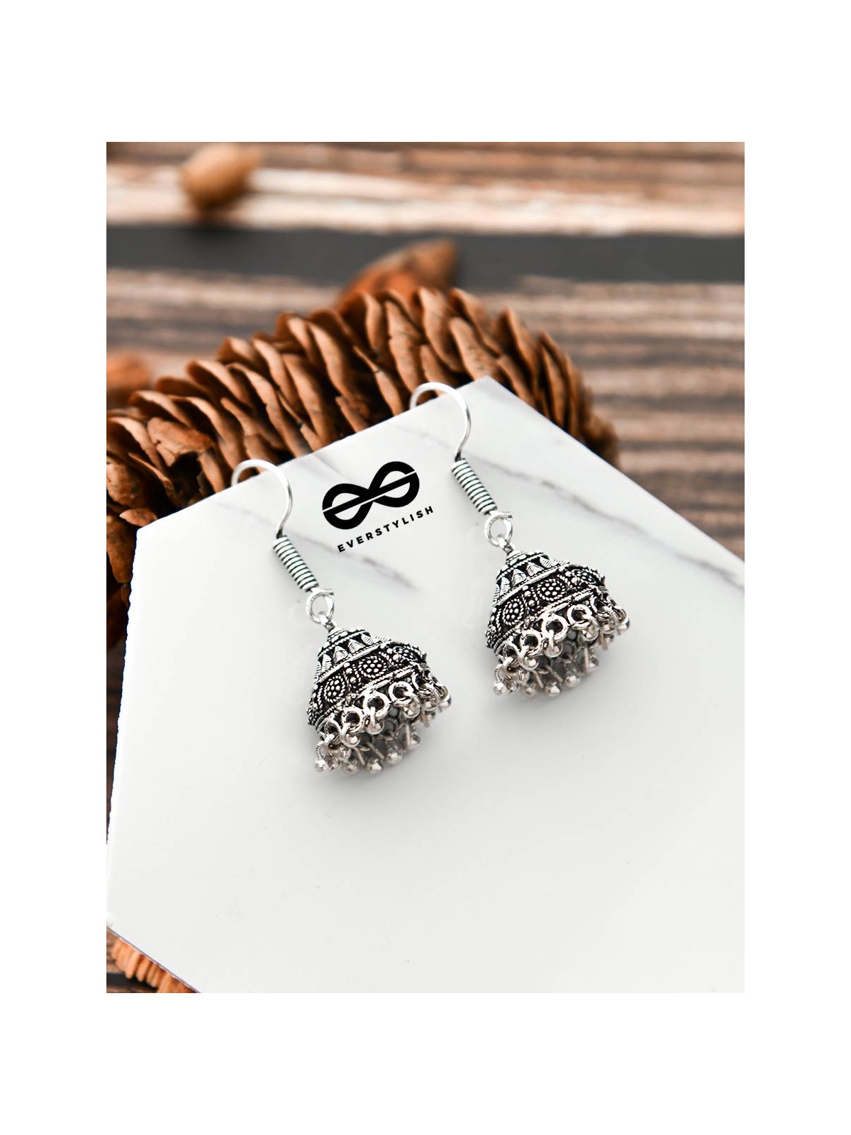 The Simple Little Jhumki - Tiny Trinket Earrings