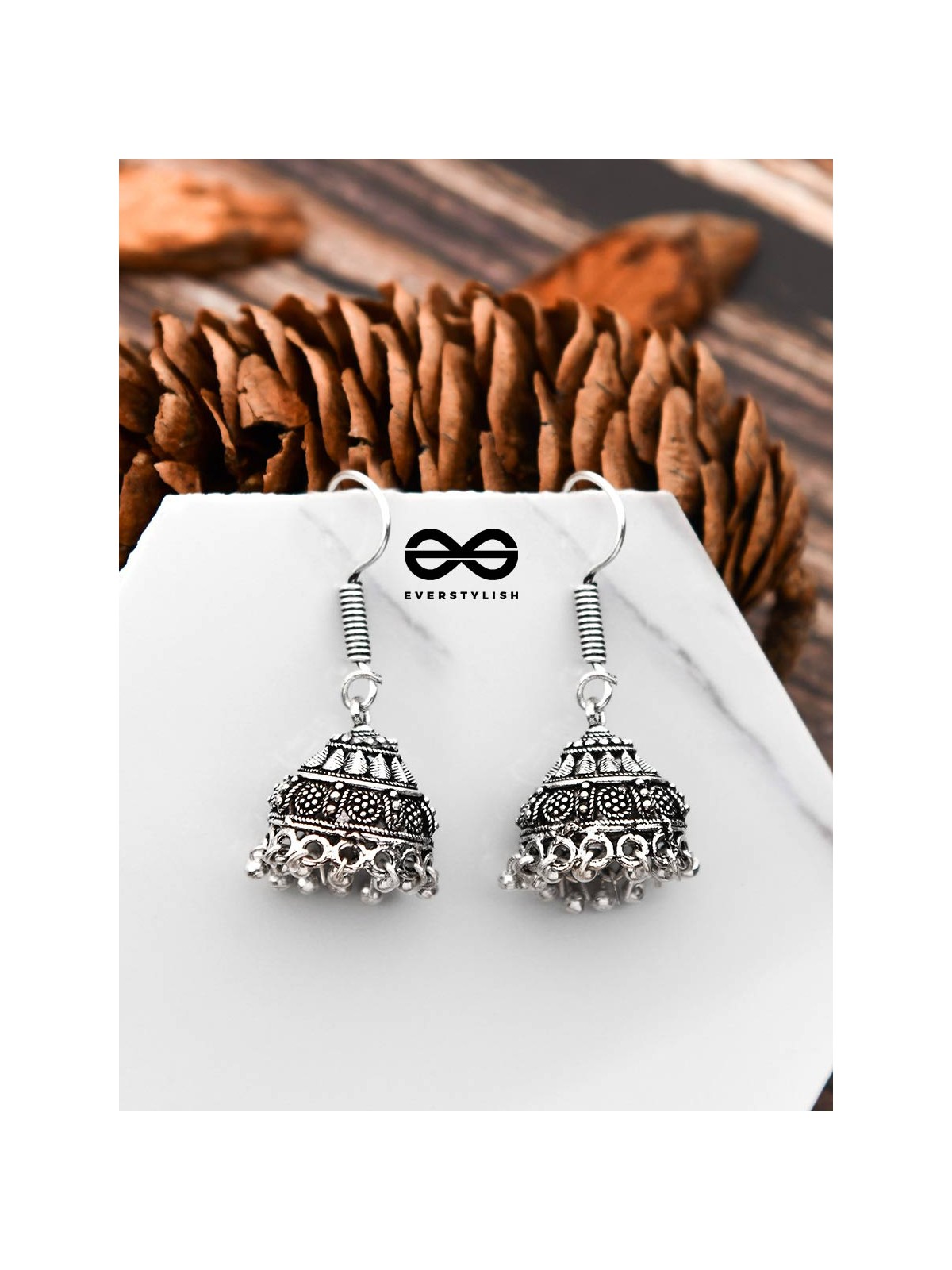 The Simple Little Jhumki - Tiny Trinket Earrings