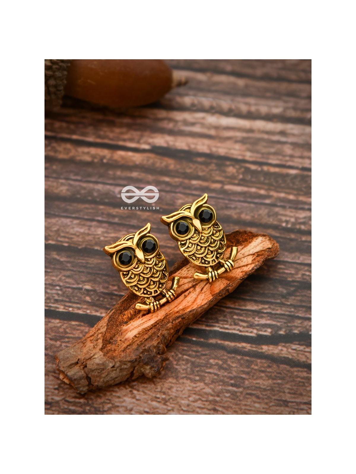 The Little Cute Owls - Tiny Trinket Earrings