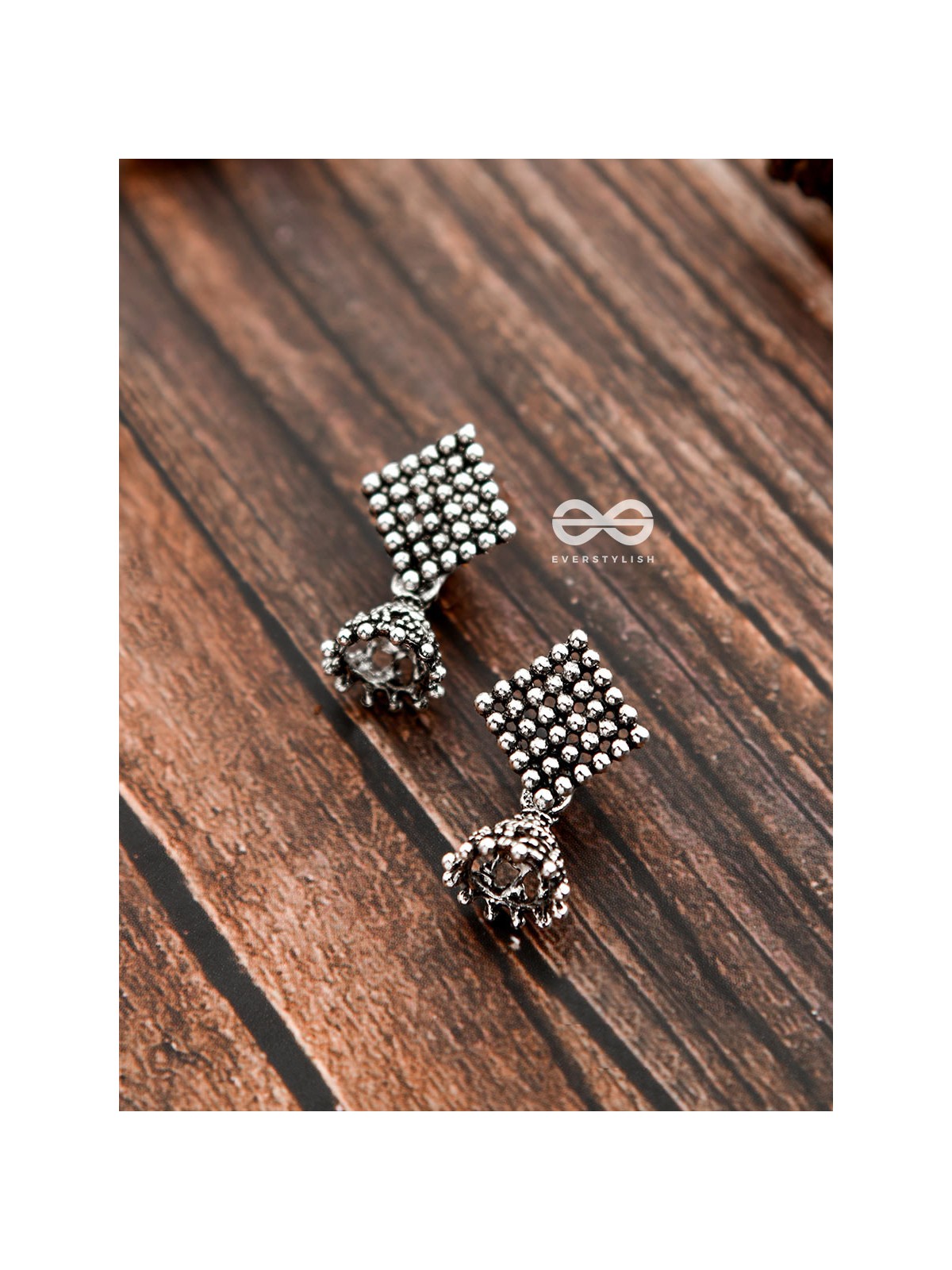 The Dotted Bohemian Geometry - Tiny Trinket Earrings