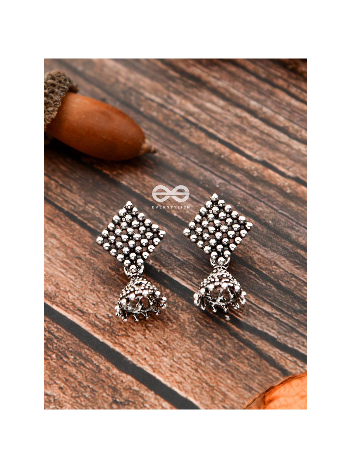 The Dotted Bohemian Geometry - Tiny Trinket Earrings
