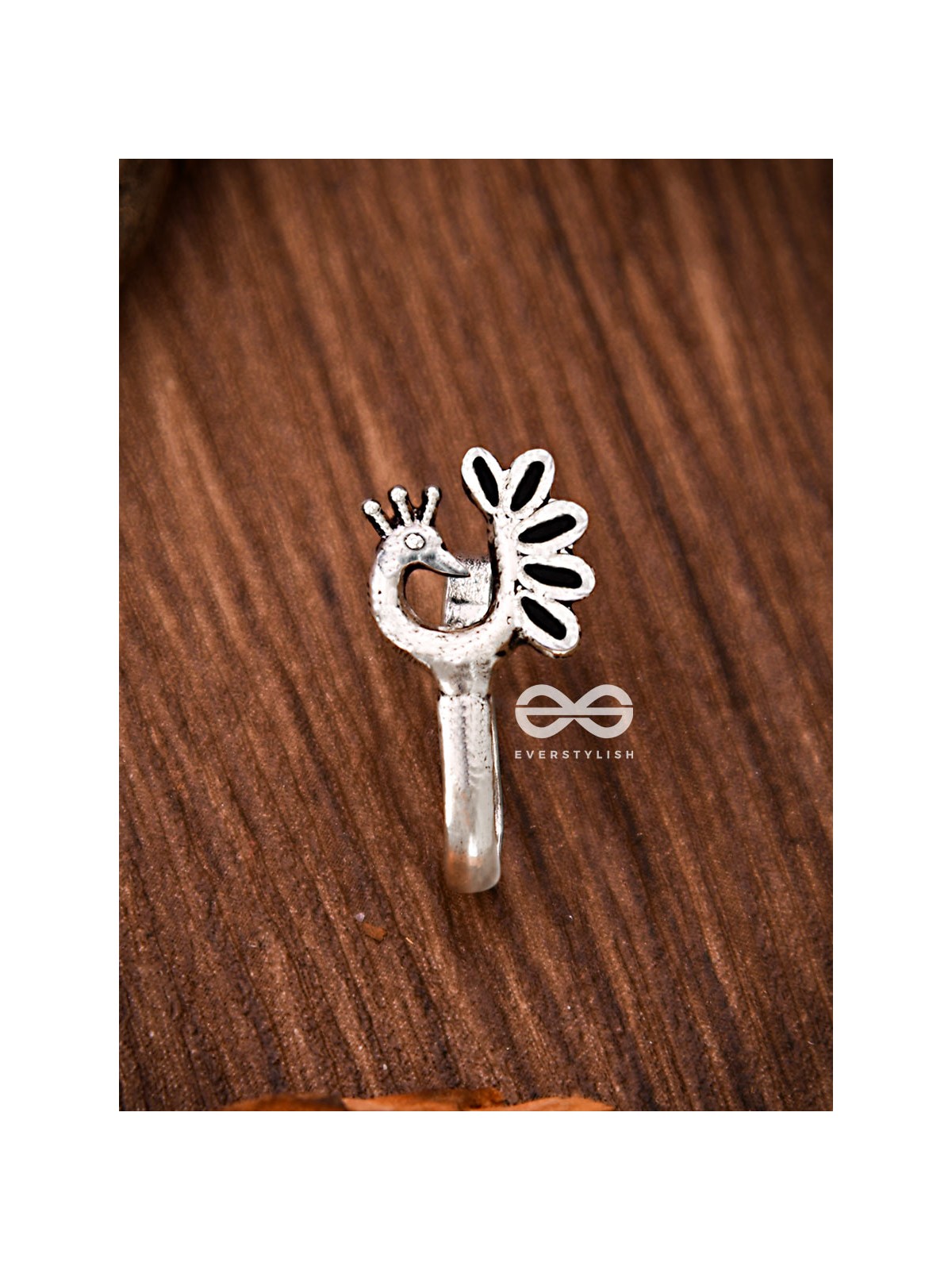 The Little Fanning Peacock Non-piercing Boho Nosepin