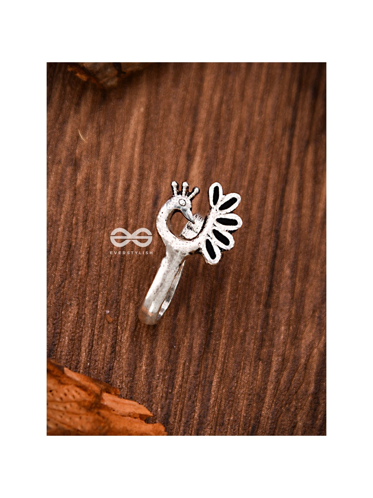 The Little Fanning Peacock Non-piercing Boho Nosepin