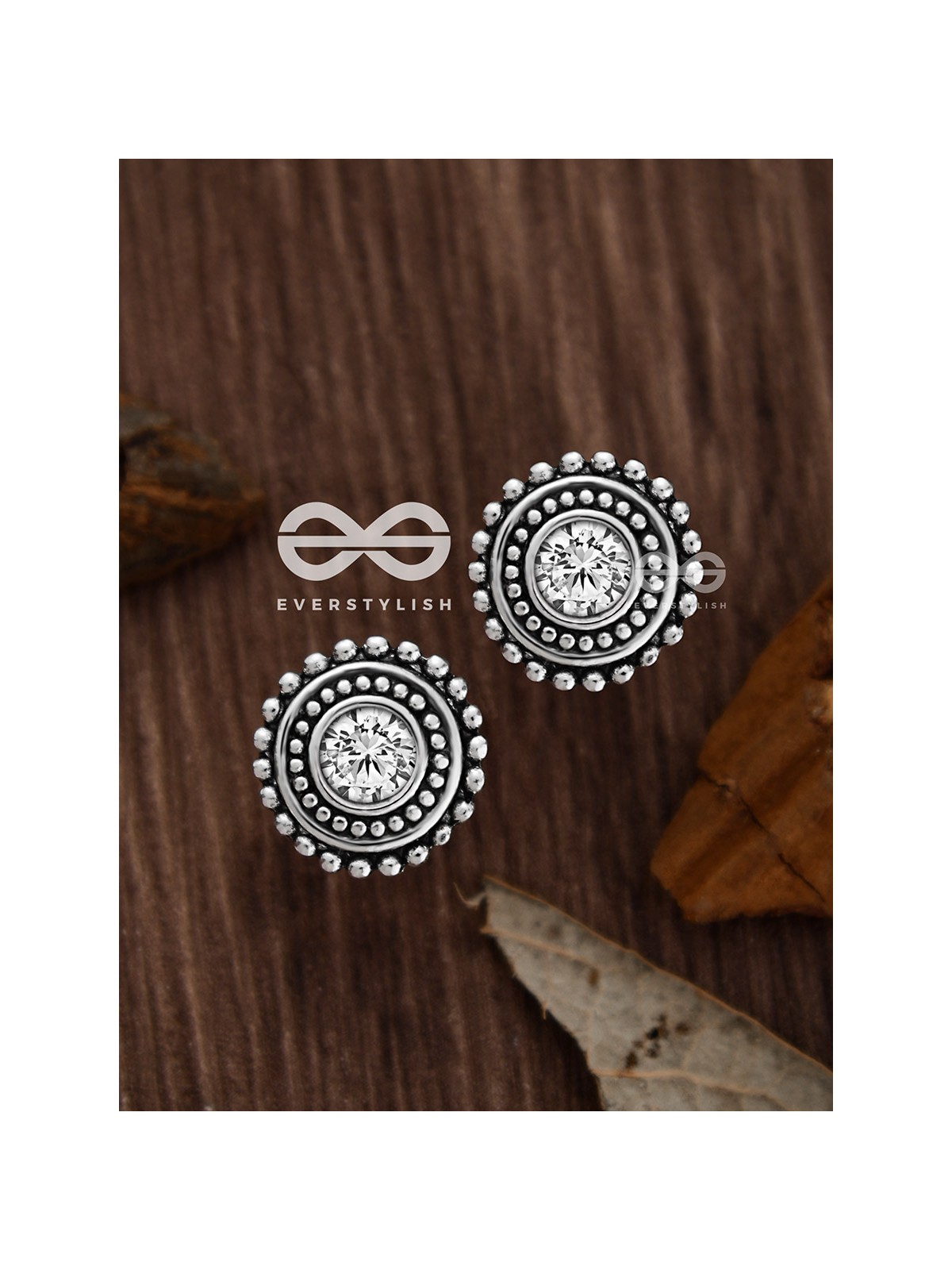 The Little Shimmery Button Studs - Tiny Trinket Earrings