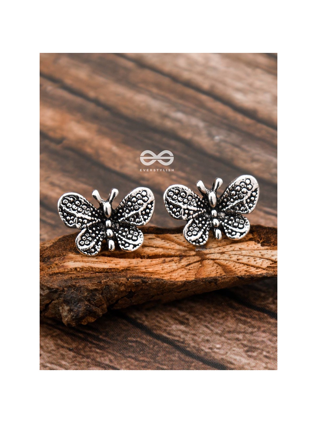The Beauteous Butterfly Studs - Tiny Trinket Earrings