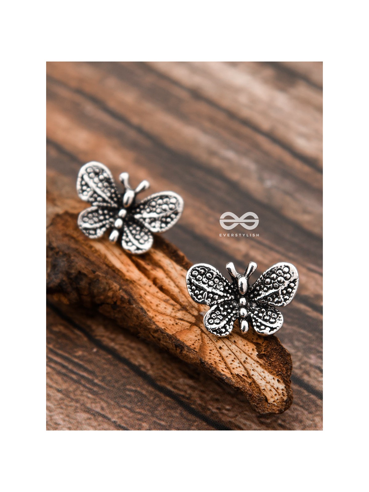 The Beauteous Butterfly Studs - Tiny Trinket Earrings