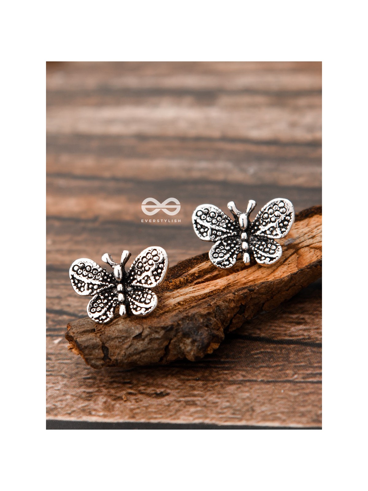 The Beauteous Butterfly Studs - Tiny Trinket Earrings