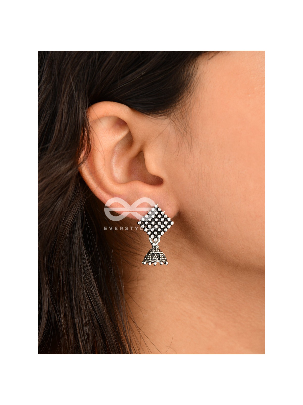 The Dotted Bohemian Geometry - Tiny Trinket Earrings