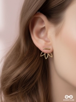 Aarksha- The Stellar Beauty- Stones and Glass Beads Earrings