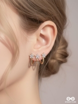 Aarksha- The Stellar Beauty- Stones and Glass Beads Earrings