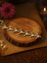 The Double Bind - Golden Pearl Layered Anklet